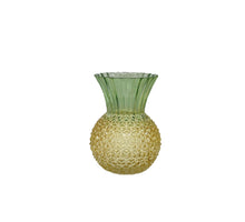 Vase Pineapple D16 H22cm Green/Yellow