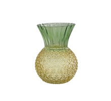Vase Pineapple D20 H28cm Green/Yellow