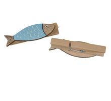 pb. 6 fishes on clip blue 7 cm