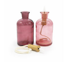 With love, giftbox Riga 2 fles met led-lont roze