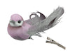 w/b. 6 birds/clip pink 8.5x3cm