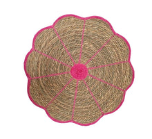 Placemat Flower D38cm Fuchsia