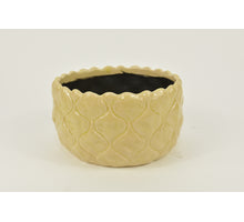 pc. 1 flower pot yellow Ø 17x9cm