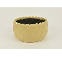 pc. 1 flower pot yellow Ø 19.5x10cm