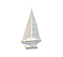 pc. 1 wooden boat natural 24x4.5x44.5cm