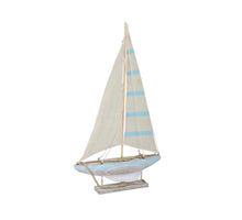 pc. 1 wooden boat natural 31x5x54.5cm