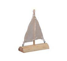 pc. 1 boat white/sand 10x3.5x13.5 cm