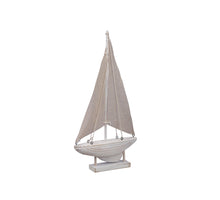 pc. 1 boat white/sand 17.5x3.5x36 cm