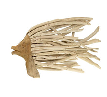 Fish branches with teak head 58x9x45cm Natural