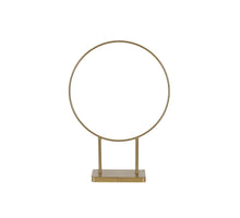 Ring on foot metal 28x8x38.5cm - Gold