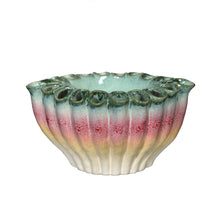 Rainbow Flower bowl vase M L.30 x W.20,3 x H.17 cm