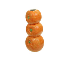 dolomite orange vase (3) orange 8x7.5x19 cm