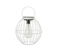 pc. 1 solar lantern white Ø 19x19.5 cm