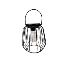 Solar lantern black Ø 14x15.5 cm
