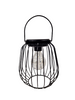 Solar lantern black Ø 14x15.5 cm