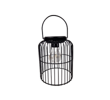 Solar lantern black Ø 13x16 cm