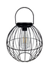Solar lantern black Ø 19x19.5 cm