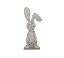 pb. 1 felt rabbit/standing green 17x5x44 cm