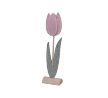 pm. 1 felt tulip/standing pink 9x5x44 cm