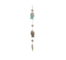 pc. 1 wooden fish pendant 46 cm