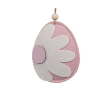 pm. 4 felt eggs/hanging pink 11 cm