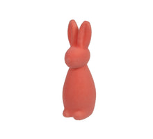 pc. 1 flock rabbit/standing soft orange 20 cm