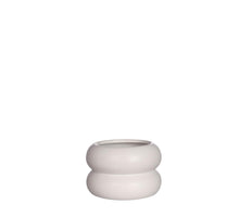 Chubby bloempot Ø9 x h.6,4 cm gebroken wit