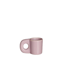 Chubby candle holder l.6.5xw4xh3.5 cm pink