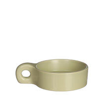 Chubby candle holder l13.5xw9.5xh3.3 cm jade green