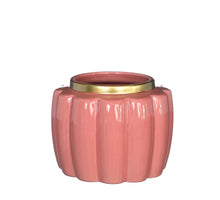 Pouff pot aardewerk Ø12,6 h.9,7 cm terra roze