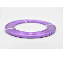Aluminiumdraad plat lilac 10 meter