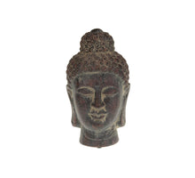 Statue buddha terracotta Ø12.5x22.5cm Dark grey
