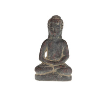 Statue buddha terracotta 12x9x21cm Dark grey