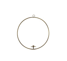 Dinnercandle holder metal 49x8x52cm Gold