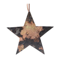 iron star hanger black/copper 10x10cm