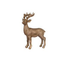 Deer polyresin 14x4.5x21cm Copper