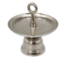 Aluminium etagere 1 laags D31 H34cm Zilver