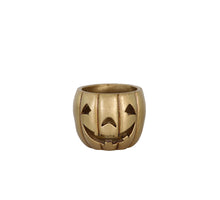 Herbst-Szene auf Fuß Holz Ø5.5x9cm 1pc - Multi gemischt