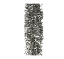 Kerstboom guirlande pvc shiny warm grey dia7 L270 cm