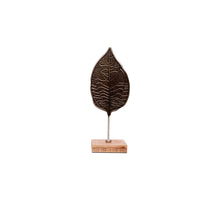 Table Decor Leaf Talvik 30cm Antique Gold