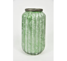Tealight Holder Esaro Glass D11 H20cm Light Green
