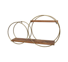 Wall Shelf Balku 79cm Natural/Gold