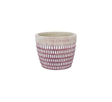 Pot Kulet Cement D14 H11cm Burgundy