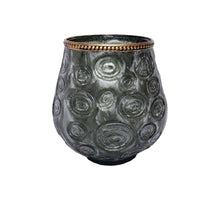Tealight Holder Kaztal 19cm Dark Green - Glass