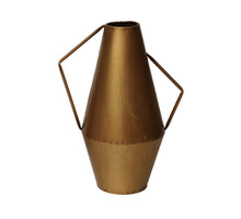 Vase Cadiz Metal 23x16x31cm Antique Gold