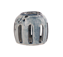 Lantern Ceramic Vils D16 H14cm Blue