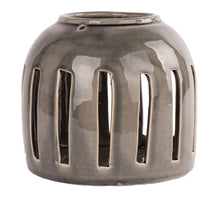 Lantern Ceramic Vils D18 H16cm Grey