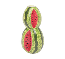 Vase Watermelon 10x9x18cm Green/Red