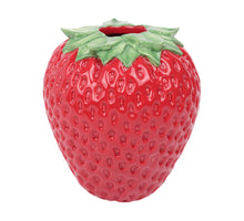 Vase Strawberry 15x15x17cm Green/Red