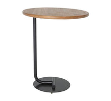 Side Table Itinga D49 H60cm Black/Natural